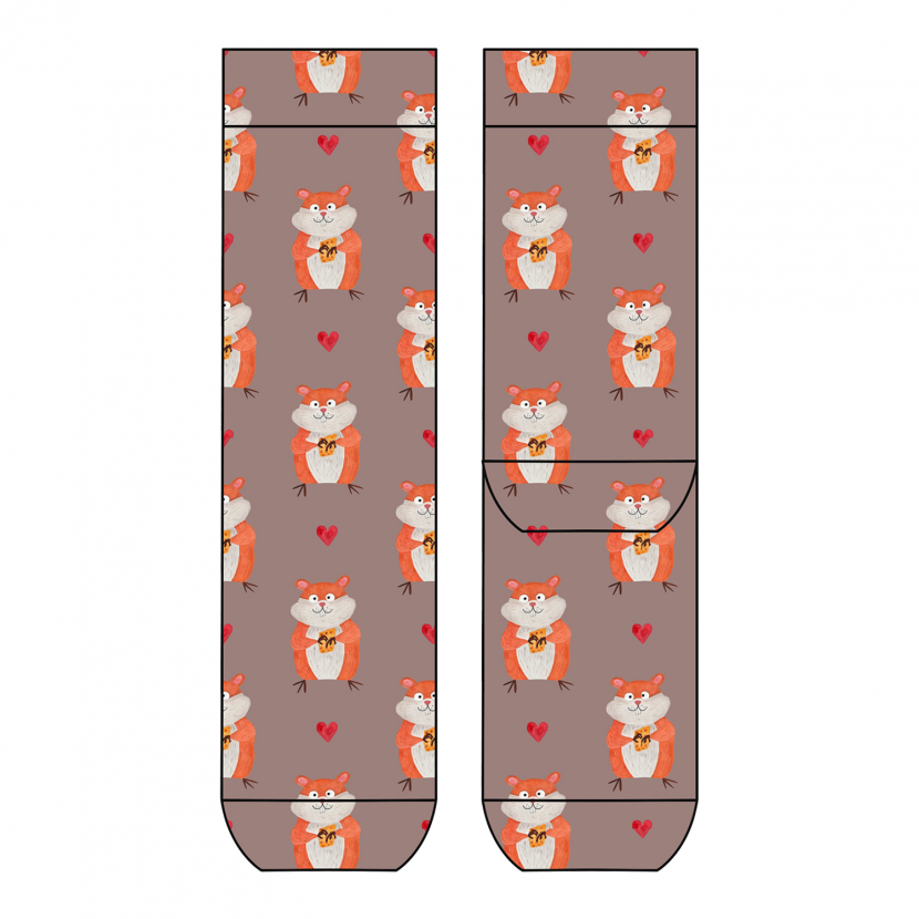Cool 7 - Damen - Socken - Motiv - C0311